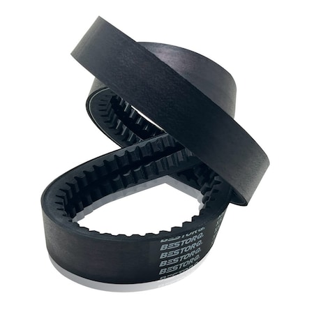 BESTORQ Banded Cogged Belt, 31.5 in Outside Length, 1.125 in Top Width, 3 Ribs 3/3VX315